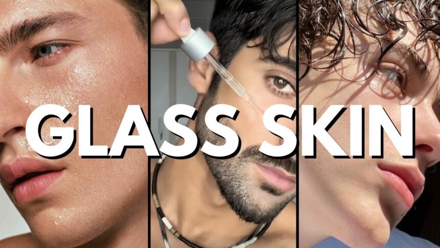 how to get glass skin as a man