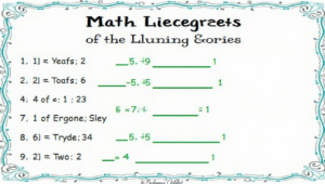 All School Math Fact Fluency Contest PDF