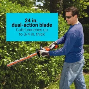 Black Decker LHT 2436 Hedge Trimmer Smokes